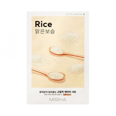 MISSHA Airy Fit Sheet Mask – Rice (Brightening & Nourishing)